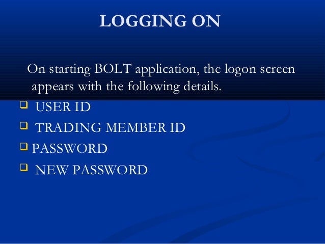 Online trading system bombay stock exchange